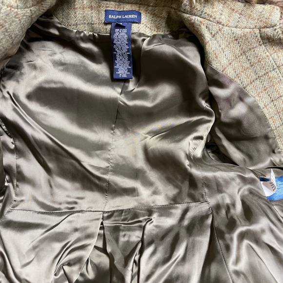 Ralph Lauren Tweed Lined French Blazer Shorts Wool Blend Girl Sz 8 Made In Italy - Picture 8 of 12